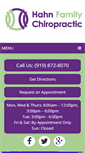 Mobile Screenshot of hahnfamilychiropractic.com